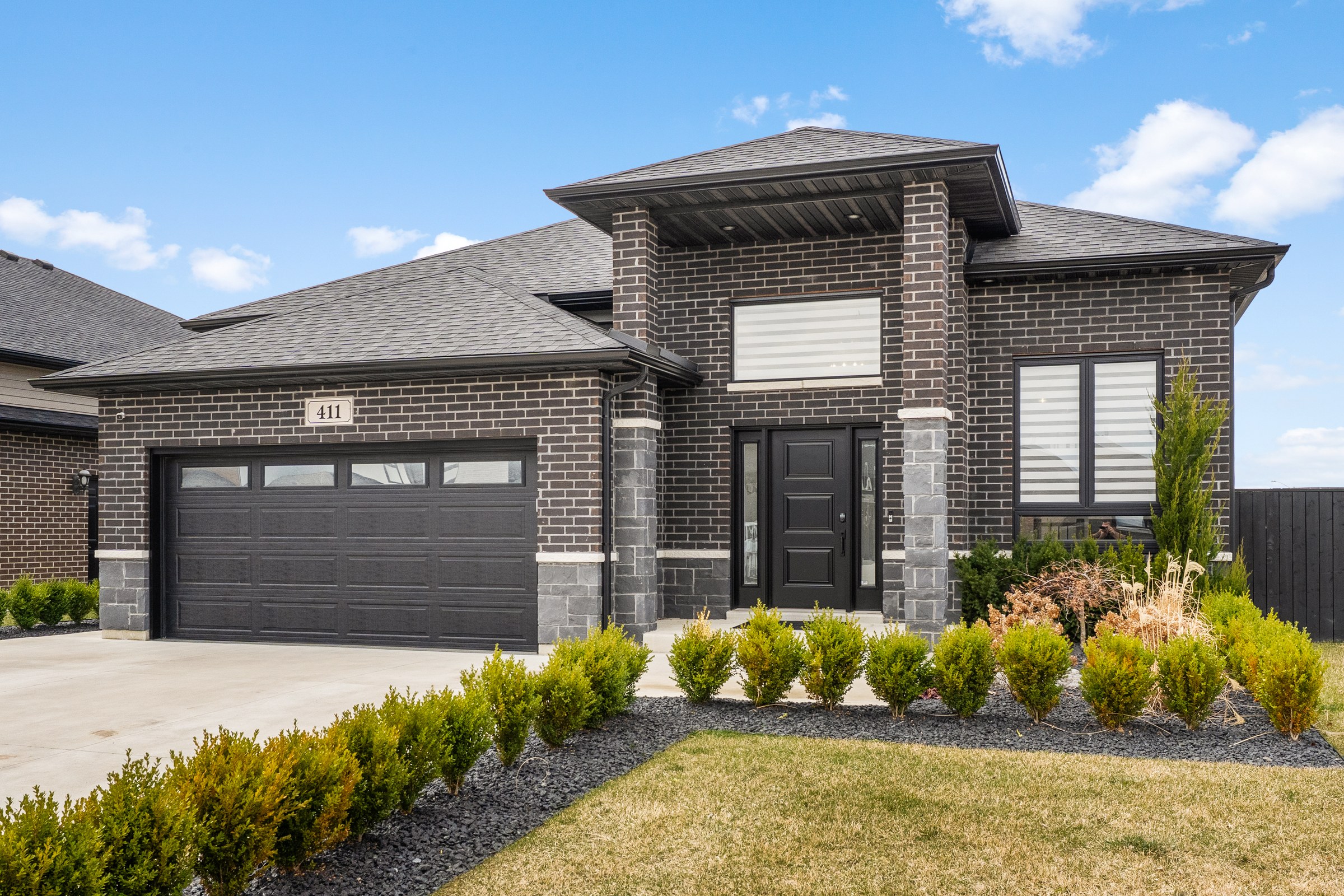 Real estate photography modern home Amherstburg Ontario Belleau Media